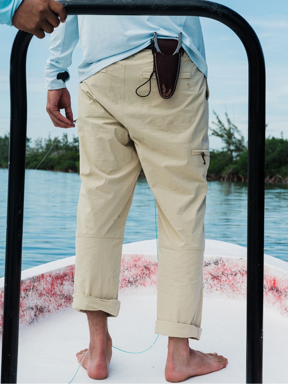 Duck Camp Men's Drifter Pants In Sandstone Sz Large NWT Outdoor Fishing Camping - Picture 4 of 15